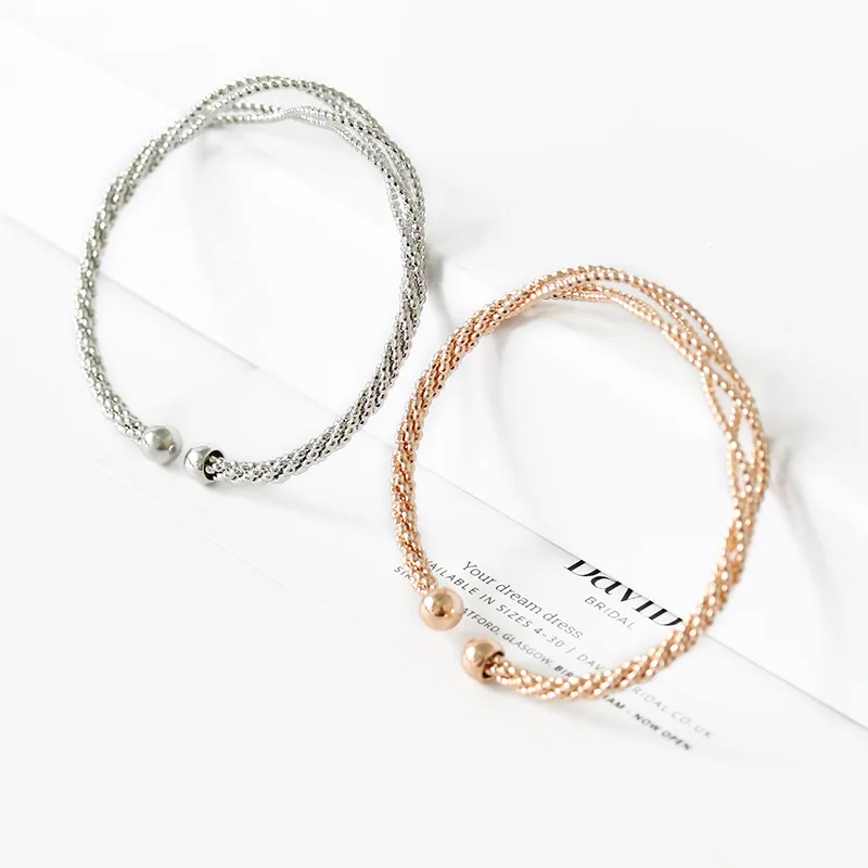 Новые роскошные браслеты с манжетами женские модные открытые из розового золота