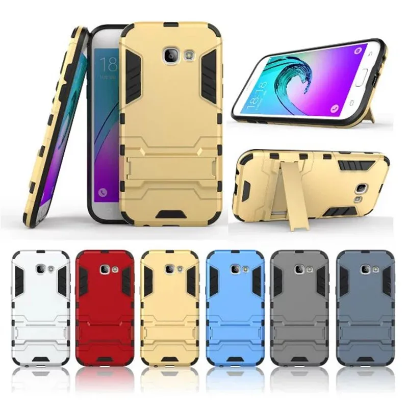 Гибридный Kickstand Противоударный Броня Дело Двухслойный ТПУ Силиконовый + ПК