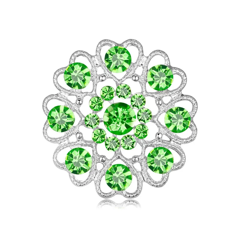 Новый роскошный жемчуг серебро Украшенные стразами Перл Diamante брошь для Для