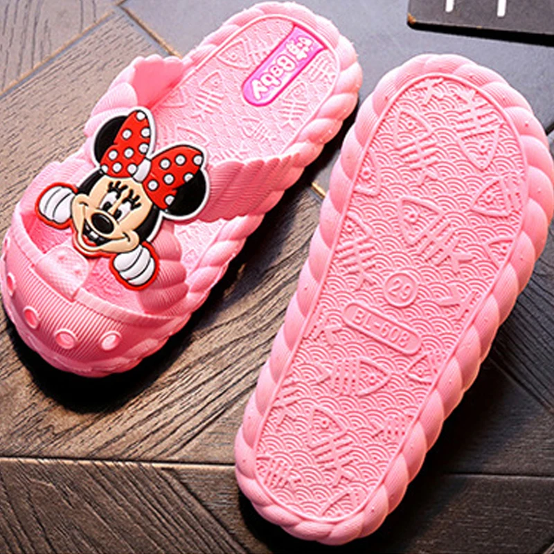 Шлепанцы для мальчиков и девочек сандалии детей пляжные шлепанцы с 3D рисунком