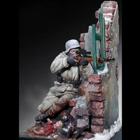 118 sniper 1944 with base resin model soldier gk world war ii military theme unassembled and unpainted kit