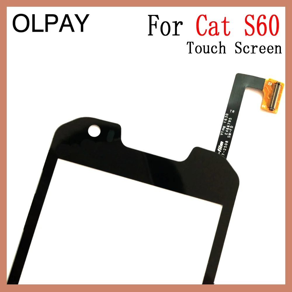 OLPAY 4,7 ''сенсорный экран дигитайзер переднее стекло замена панели высокого экрана для Cat S60 Замена клейкого датчика объектива