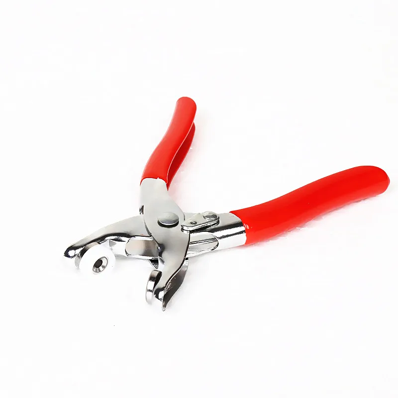 Бесплатная доставка 9,5 мм инструментов для кнопки с зубцами в домашнем использовании ручной прищепкой для пеленок металлической застежки на пуговицу.