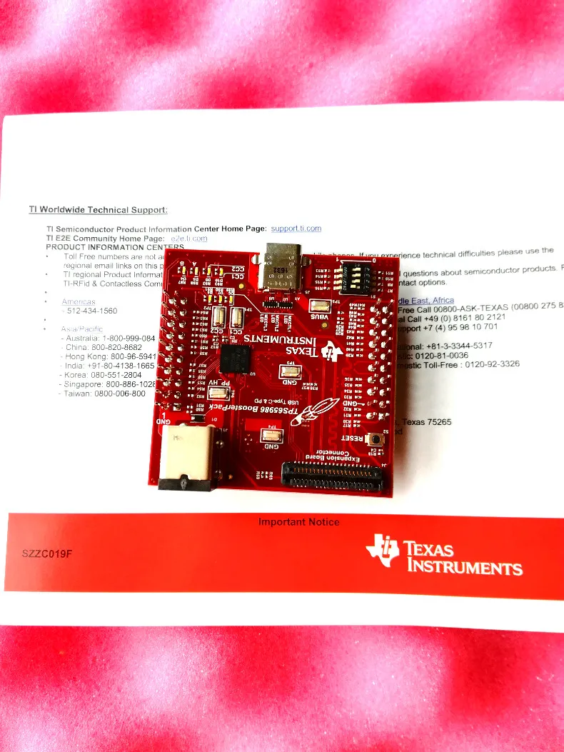 На данный момент TPS65986EVM USB Type-C и PD контроллер макетная плата оценочный модуль |