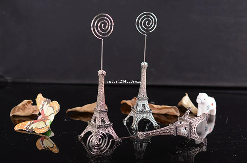 100 шт. Свадебные Визитницы в Парижском Стиле Эйфелева башня место держатель карты