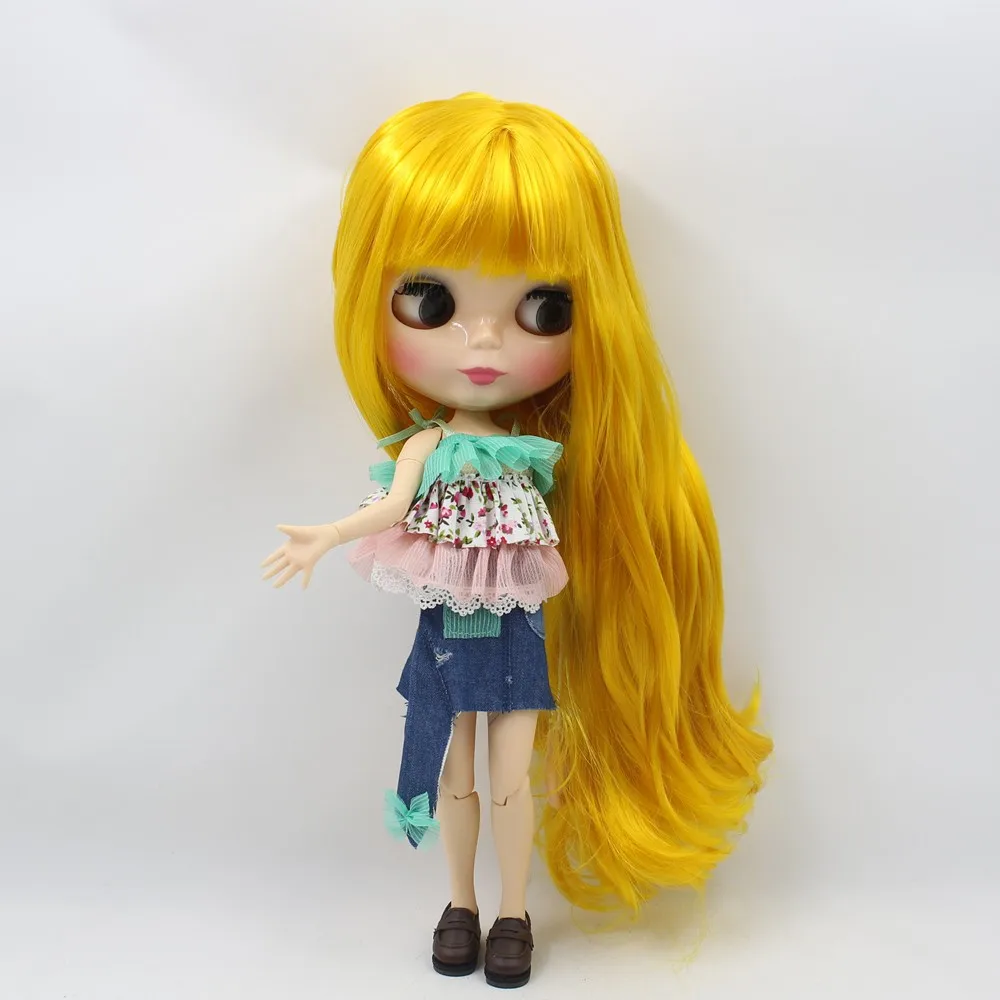 Кукла Blyth ICY DBS для шарнирного тела серии № 280bl3038 желтые волосы телесная кожа 1/6 BJD