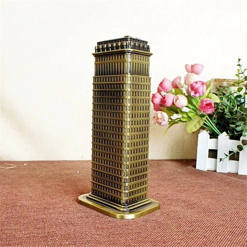 Европейский металлический Flatiron район Фуллер строительные миниатюрные винтажные