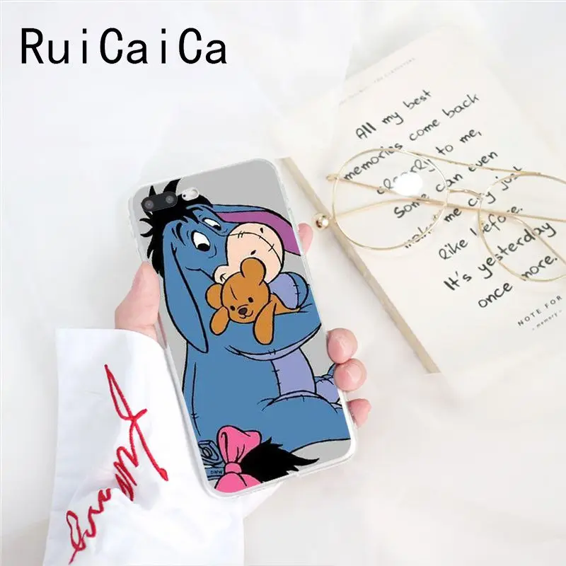 Чехол для телефона RuiCaiCa Baby Eeyore Donkey из ТПУ чехол iPhone 8 7 6 6S Plus X XS MAX 5 5S SE XR 10 |