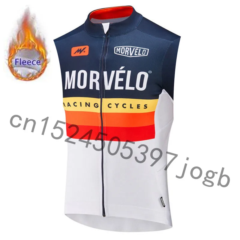 Новинка, зимний теплый мужской жилет MORVELO PRO TEAM без рукавов для велоспорта, одежда для горного велосипеда, одежда для велоспорта - Цвет: 16