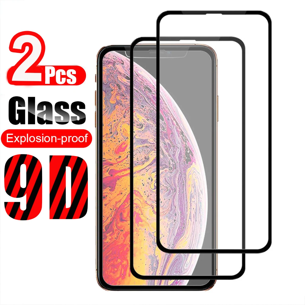 Для iPhone 11 Pro MAX XS XR X защита экрана 9D стекло iPhone11 7 8 Plus защитное стекло на iPhone 6 закаленное стекло полное покрытие