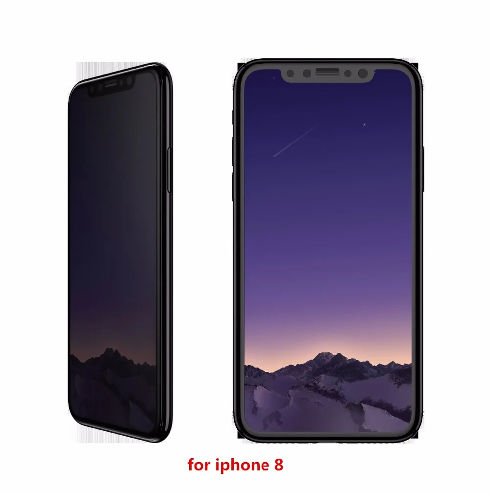 Для iphone 8 Новый 9 H жесткий 2.5D Arc край Полный Экран протектор Закаленное Стекло