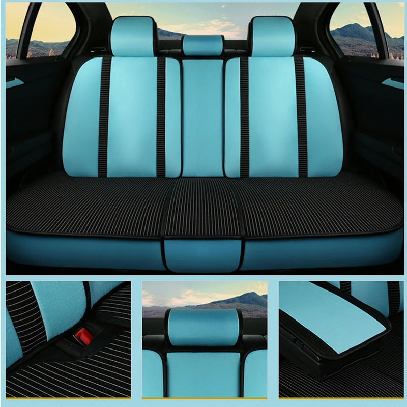 Универсальные льняные чехлы на сиденья для kia ceed rio 3 spectra sportage 2018 picanto cerato k2