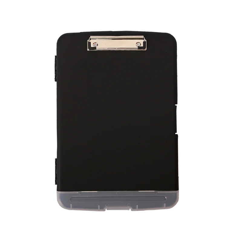 

1PCS Black Classic Multifunctional File Organizer Plastic Clipboard Box File Case File Folder Pen Hold Office Supplies JB04