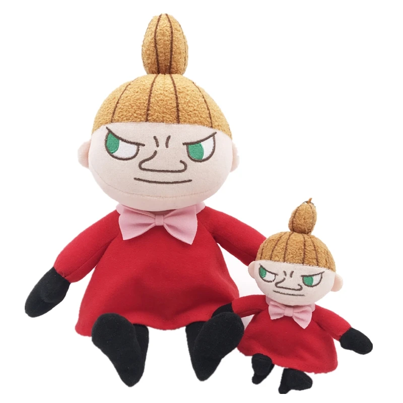20 см Muumi Little My резиновая фигурка героя плюшевая игрушка Бегемот семья подлинный