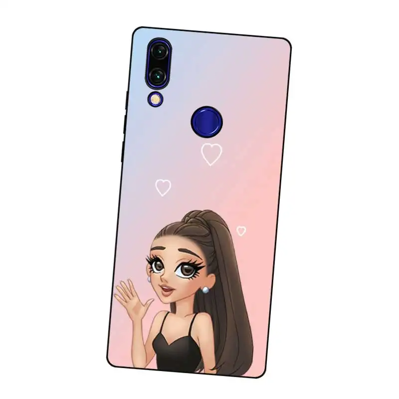 N248 Ariana Grande милый черный силиконовый чехол для Xiaomi Redmi Note 3 4 4X5 5A 6 7 Pro Global |