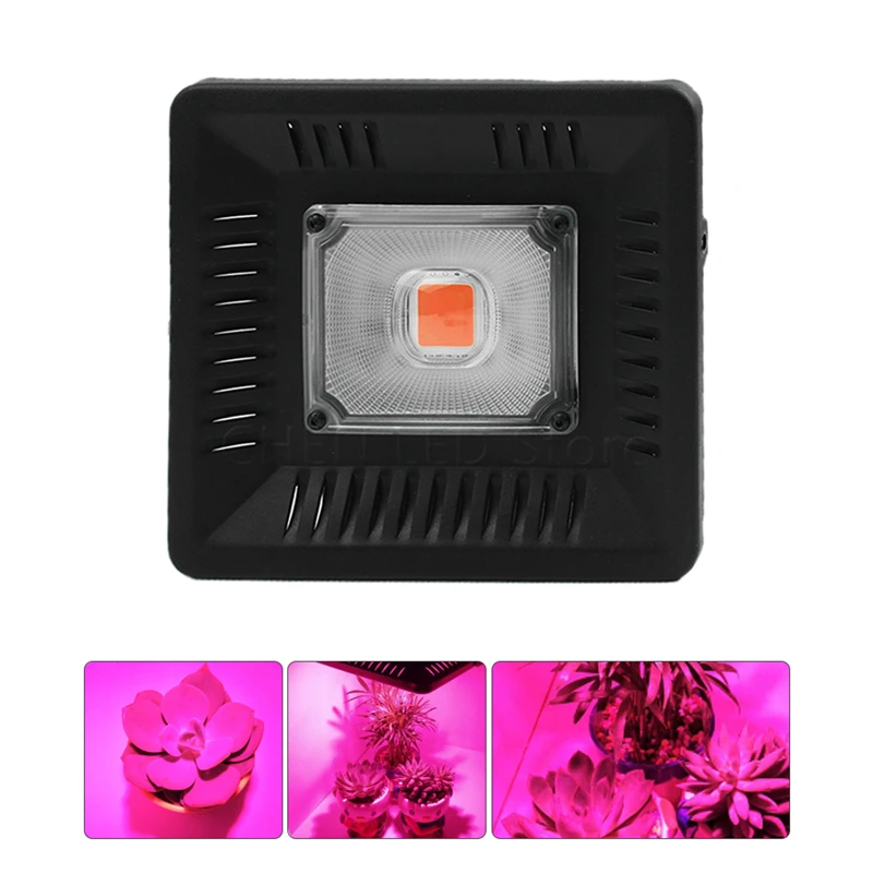 1 шт. Led Grow прожектор полный спектр 50 Вт 100 200 110 В 220 в открытый IP65 высокой мощности