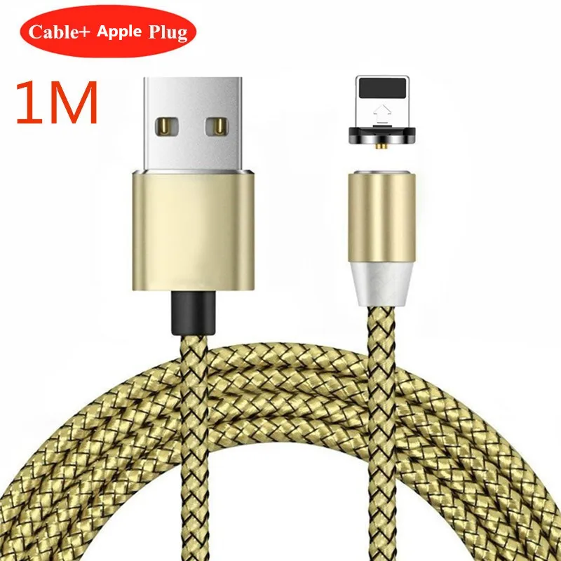 Быстрый Магнитный Canle для iphone 5 6 7 8 plus X XS MAX XR Moto один чехол для Moto P30 G7 Z3 Z2 G4 G6 G5 G5S 8-контактный разъем Micro type-C - Цвет: 8 Pin Plug USB Cable