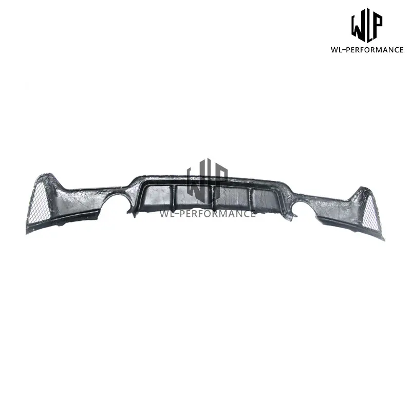 4 серии MT углеродное волокно двусторонний одиночный задний диффузор для губ