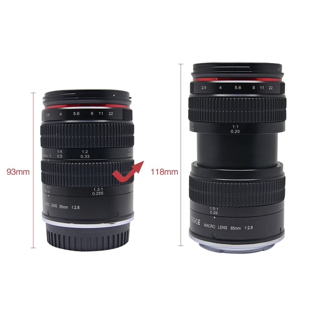 Макро объектив Meike MK 85mm F/2 8 с полной рамкой APS C супер MediumTelephoto для Canon EF Mount DSLR
