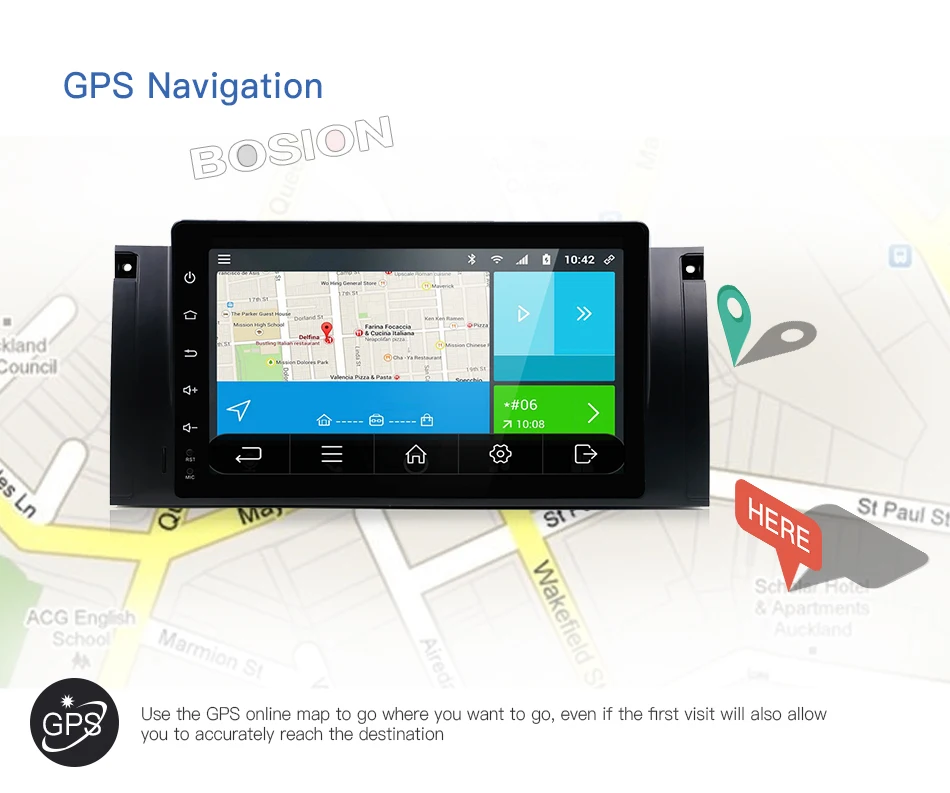 9 дюймов Android 10 0 для bmw E39 автомобильный dvd мультимедиа с gps wifi 4G Радио RDS canbus 2 Гб RAM