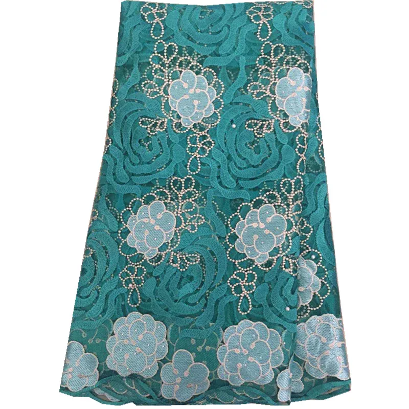 Французский Кружево Ткань с бисером. высокое качество гипюра Тюль для свадебное