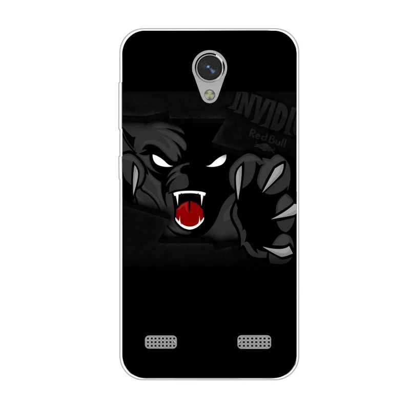Чехол для zte blade a 520, силиконовая Мягкая задняя крышка из ТПУ с изображением зверей для zte blade a 520, Защитные чехлы для телефонов
