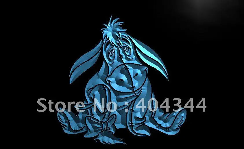 

LC062- Eeyore Display Toys Gifts NEW LED Neon Light Sign