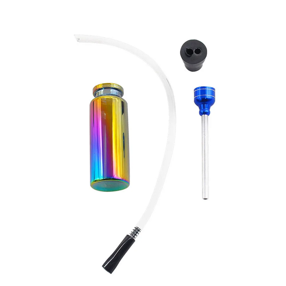 Радужный мини кальян стеклянный курительная трубка стеклянная водяная труба 120