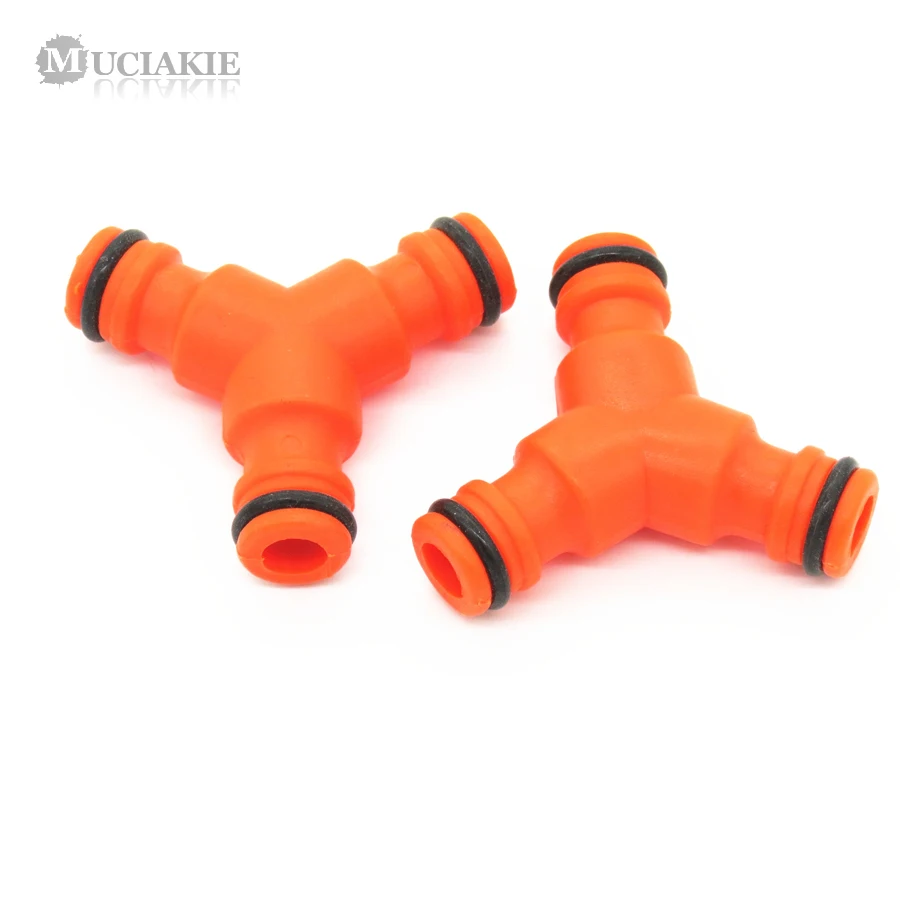 Муциаке 2 шт. 3-ходовой соединитель для шланга фитинги полива сада тройной штекер