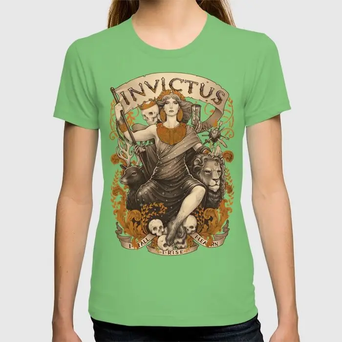 2017 Весна На Продажу женщин тенниски INVICTUS Коротким Моды Хлопок забавный тис homme