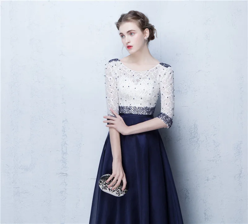 Women Dress Evening Vestido Longo De Festa 2020 Cheap Party Dresses Elegant Floor Length Prom with Sleeves | Свадьбы и торжества