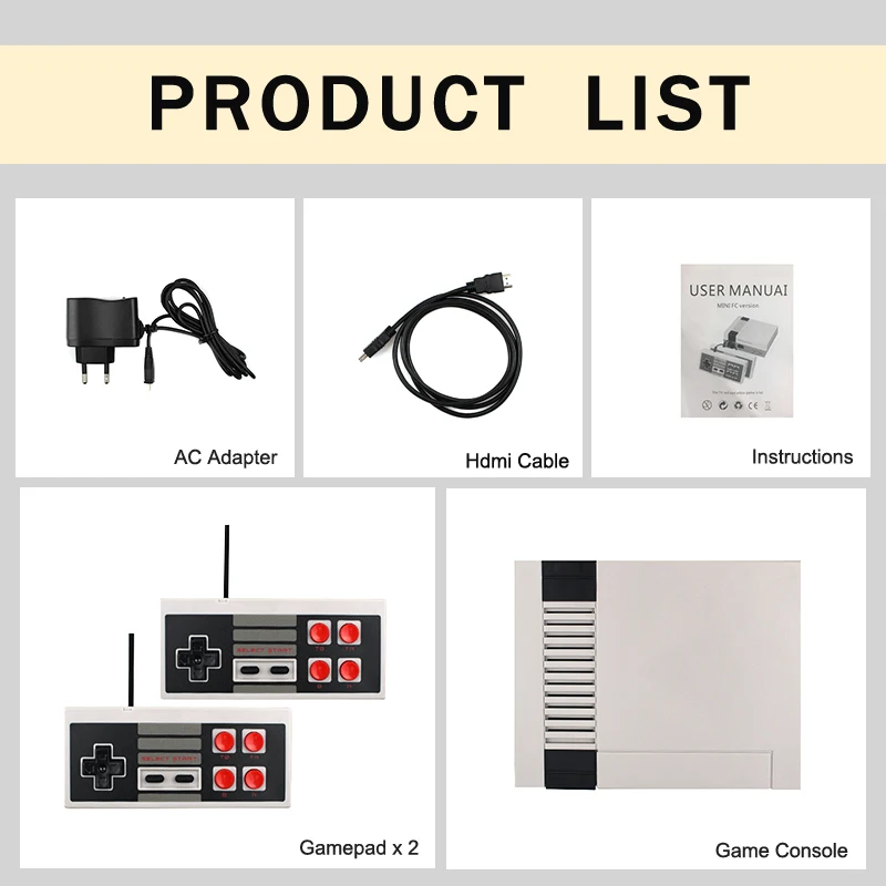 HDMI/AV выход Мини ТВ портативная Ретро видео игровая консоль для игр Nes с 500 и 600