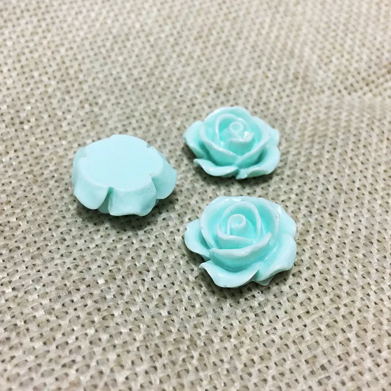 25 шт. персиковые цветы кабошоны камея плоская задняя сторона без отверстия