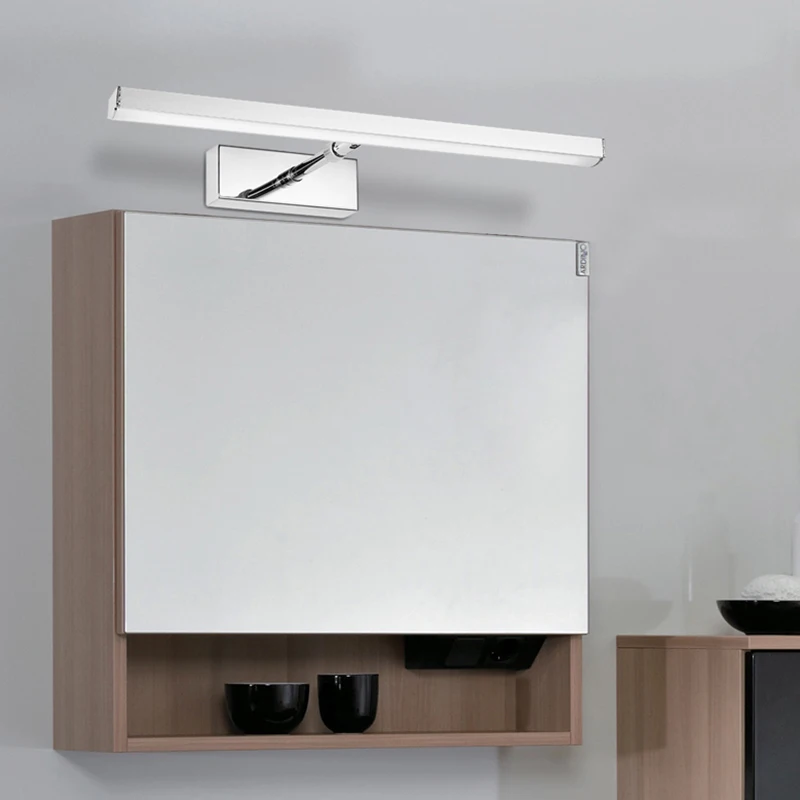 Современный Стиль регулируемый светодиодный туалетное зеркало со светодиодной