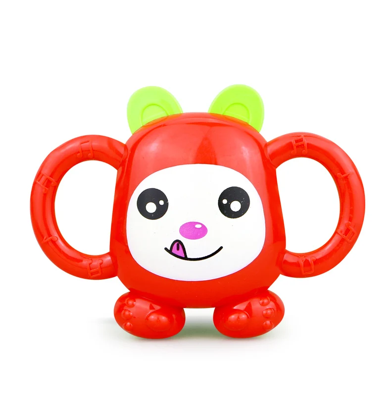 Многоцветный Милые детские погремушки для рук Jingle shake Bell игрушки игрушка для прорезывающихся зубов с героями мультфильмов музыка захват мобильные телефоны Мягкая кроватка Новорожденный ребенок 0-12 месяцев - Цвет: Многоцветный