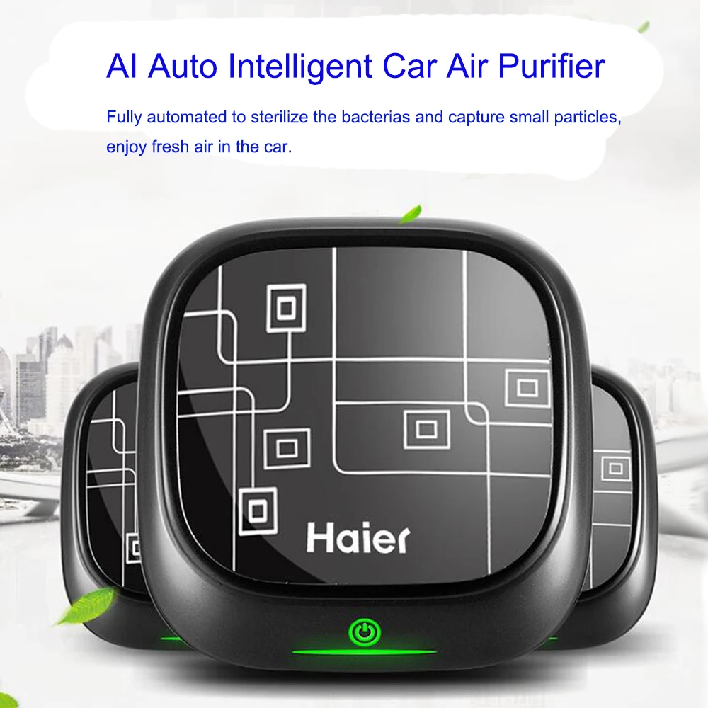 Автомобильный очиститель воздуха Haier с ионизатором 15 миллионов/см3 +