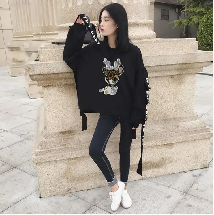 2 шт. нашивки с блестками и оленем | Дом сад