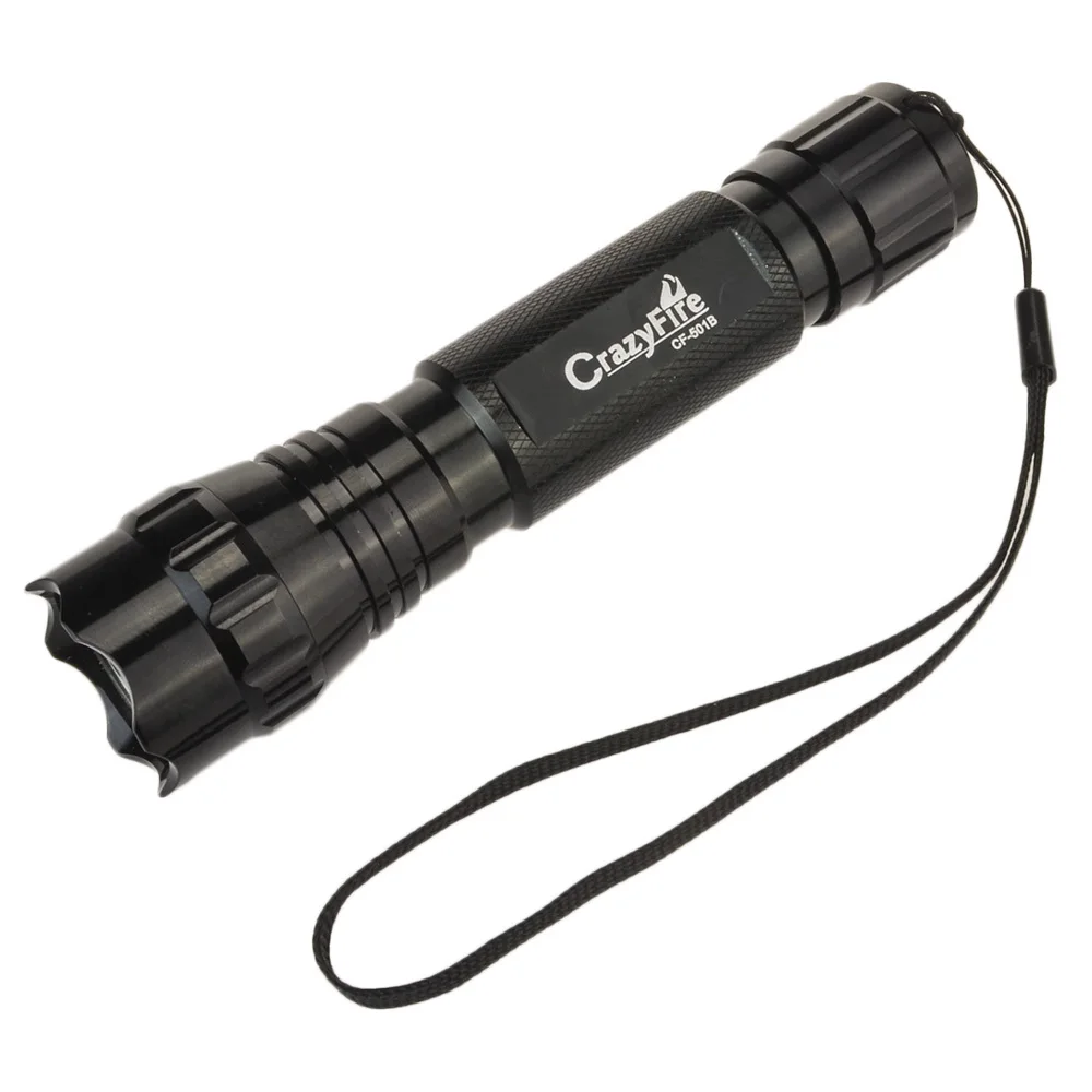 Фонарик CrazyFire светодиодный 5 режимов 1000 люмен CREE XM L T6 водонепроницаемый 1*18650