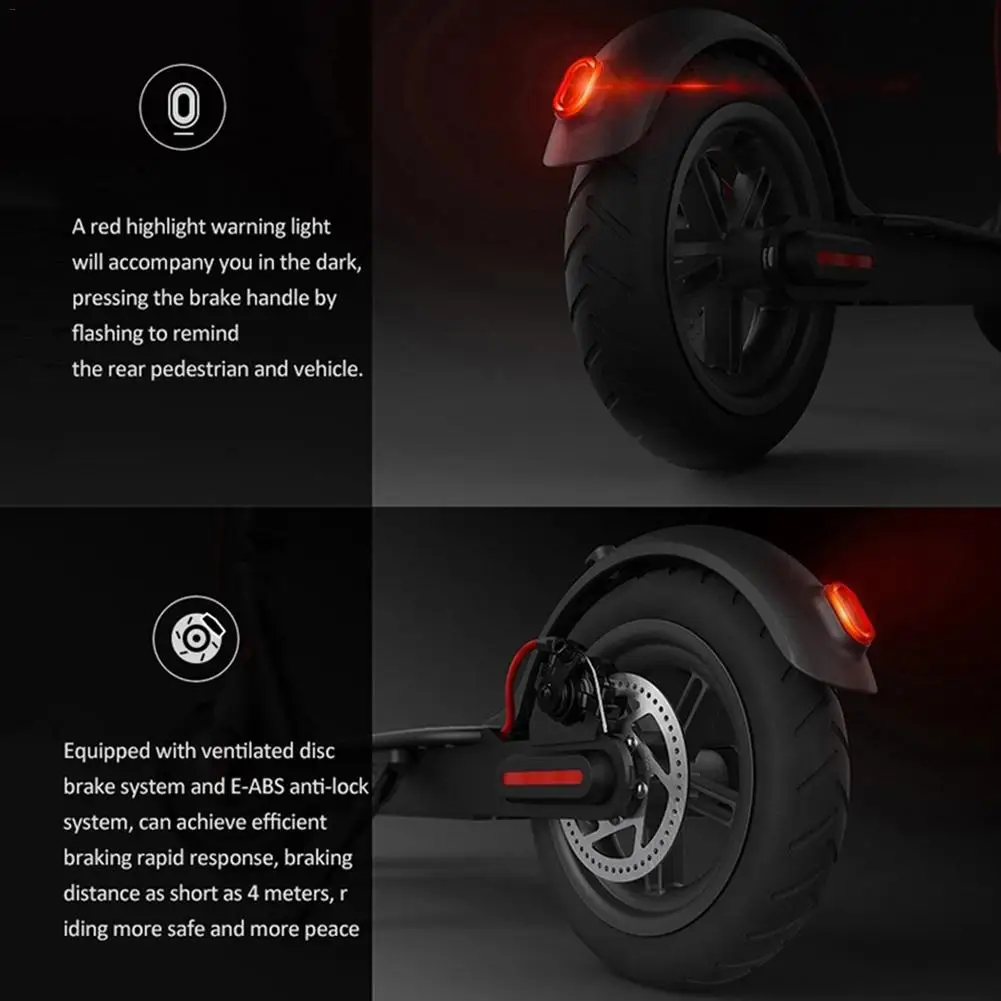 Крыло задний фонарь хвост Ligh Twith Chip запасные части для Xiaomi Mijia M365 электрический скутер аксессуары для скейтборда