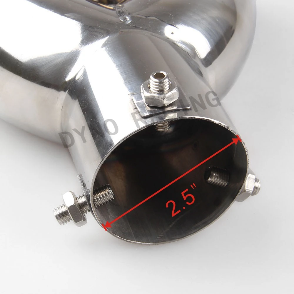 Наконечник глушителя выхлопной трубы из нержавеющей стали от 1 до 2 двойной