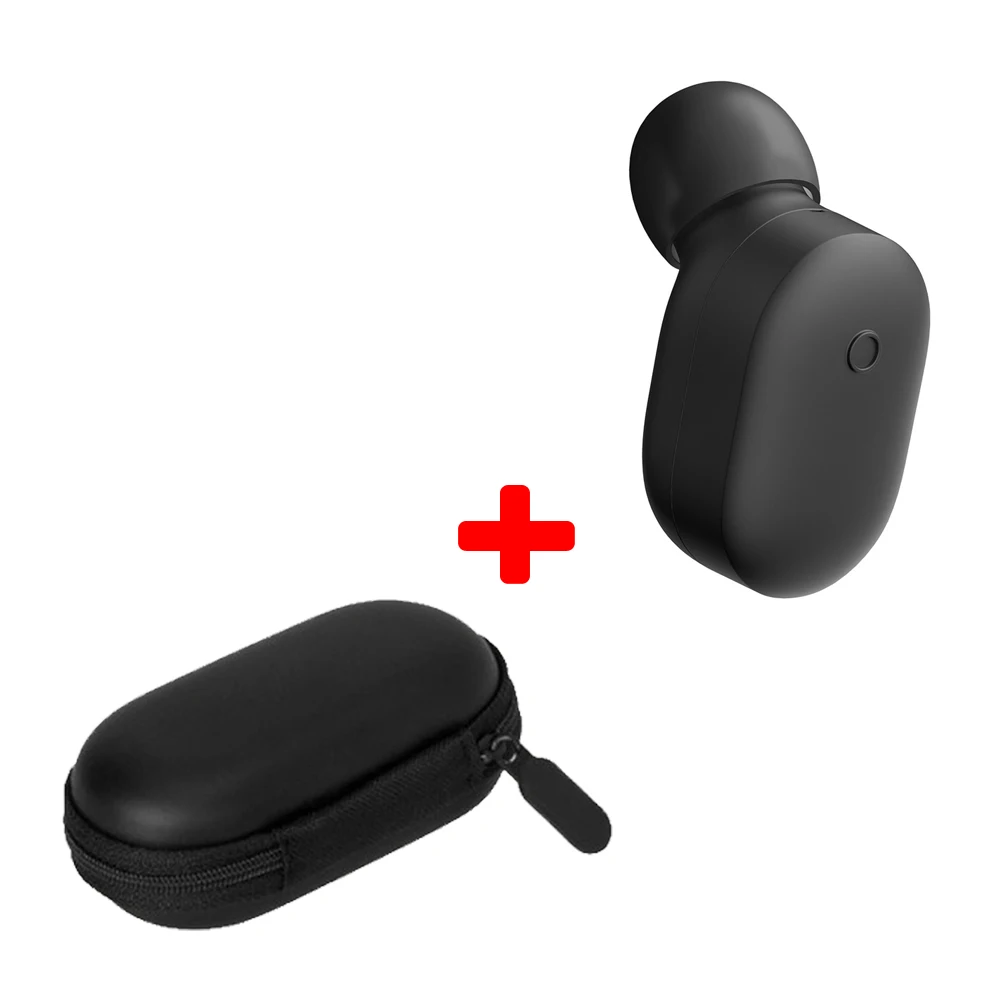 Xiao mi Bluetooth наушники mi ni гарнитура Bluetooth 4,1 Xiaomi mi беспроводные наушники встроенный mi c с ручным пакетом выбора - Цвет: Black with packet