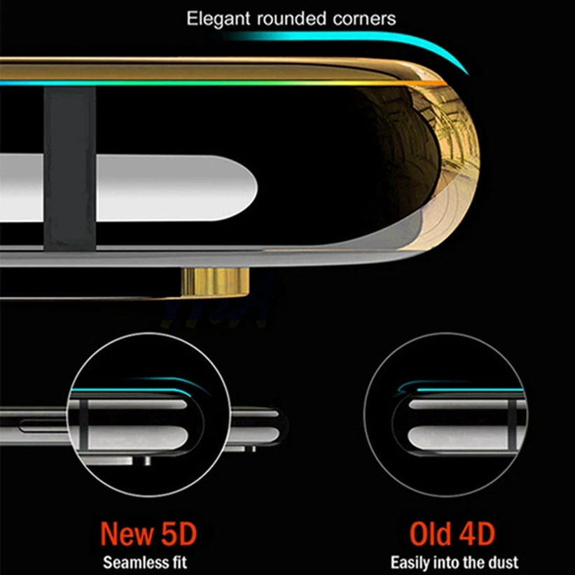5D стекло для Huawei Y7 Prime 2018 Enjoy 8 полное покрытие экрана протектор закаленное