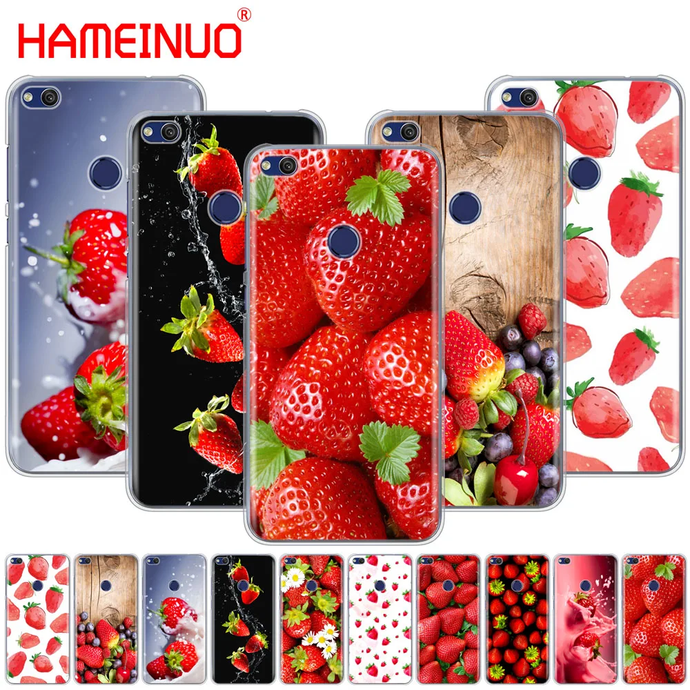 HAMEINUO чехол для телефона с клубничным молоком и фруктами huawei Ascend P7 P8 P9 P10 P20 lite plus pro