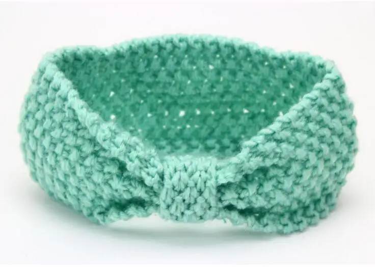 2017 милые зимние детские аксессуары для волос вязаные крючком Детские богемные