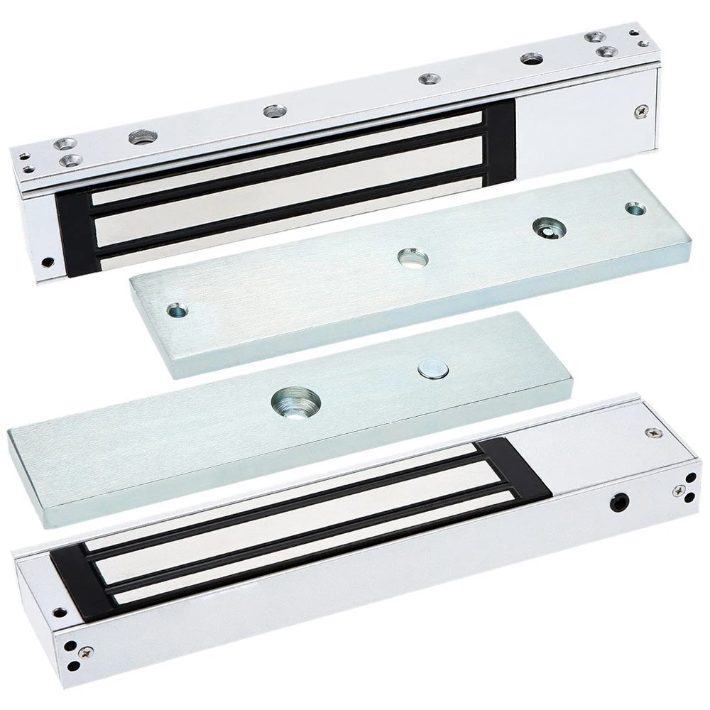 Wholesale 12V electromagnetic magnetic door lock 280 KG (600 LB) Access control holding force with LED light