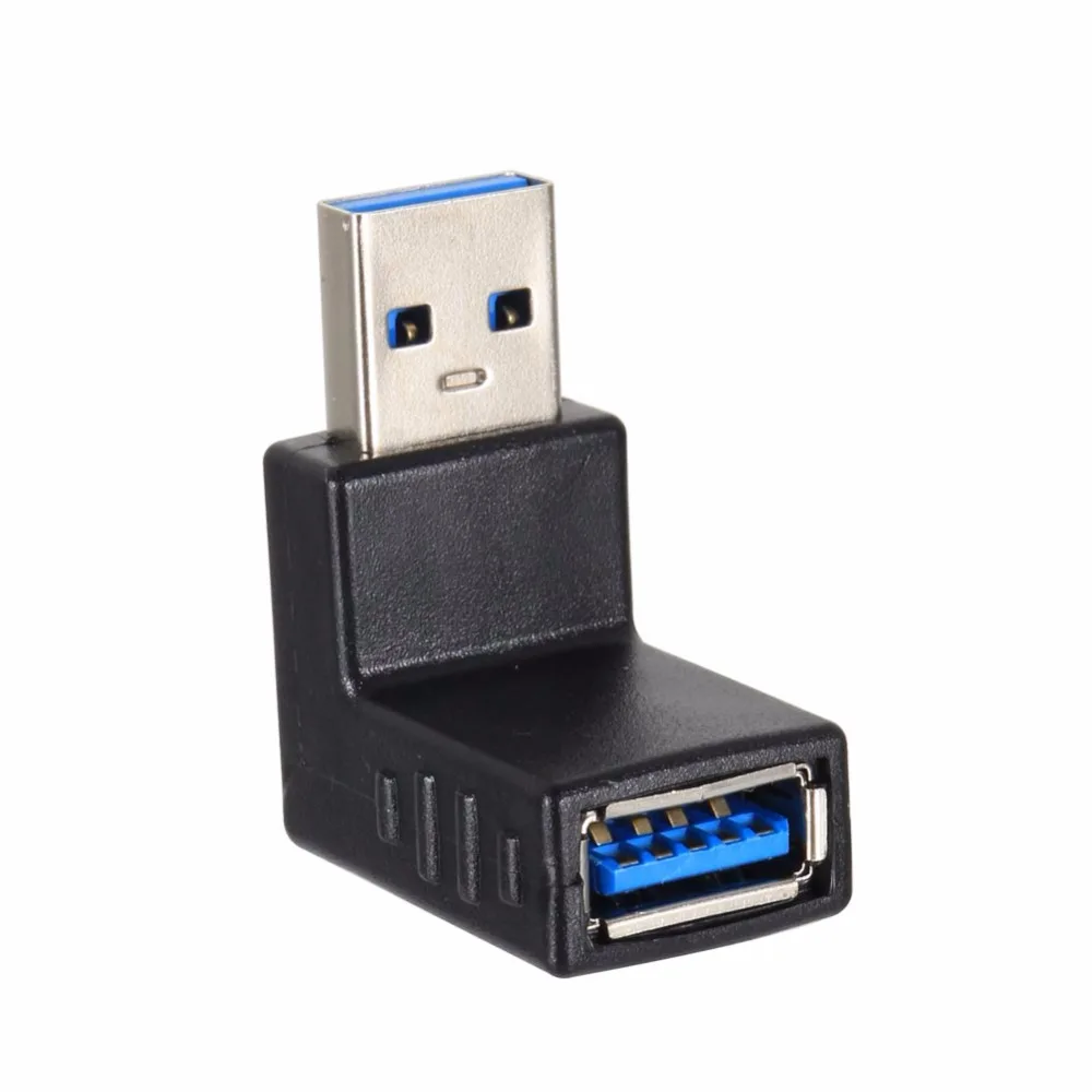 USB 3 0 A адаптер Папа-мама удлинитель 90 градусов прямоугольный штекер с женскими
