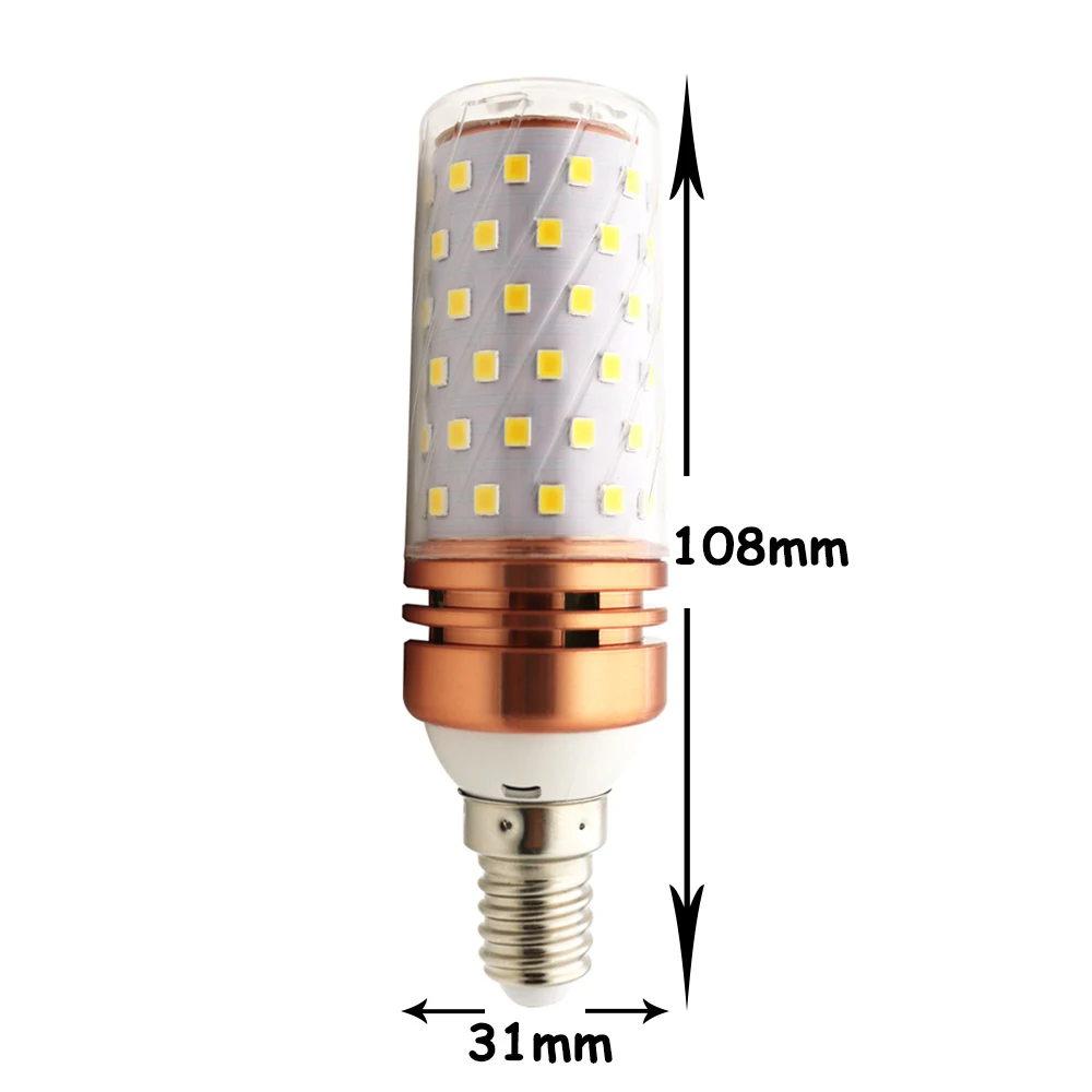 Светодиодный светильник E14 SMD2835 светодиодный лампы кукурузы 220V лампада люстра