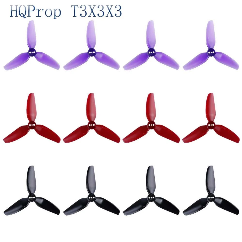 20 шт. высокое качество HQ T3X3X3 3030 3 дюйма 3 лопасти/три лопасти пропеллер совместимый с Tachyon 1408S для FPV RC гоночный Дрон комплект рамы
