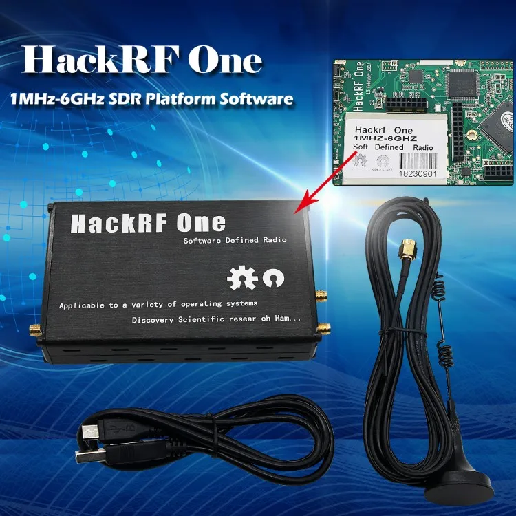 Платформа HackRF One 1 МГц 6 ГГц SDR программно определяемая плата разработки