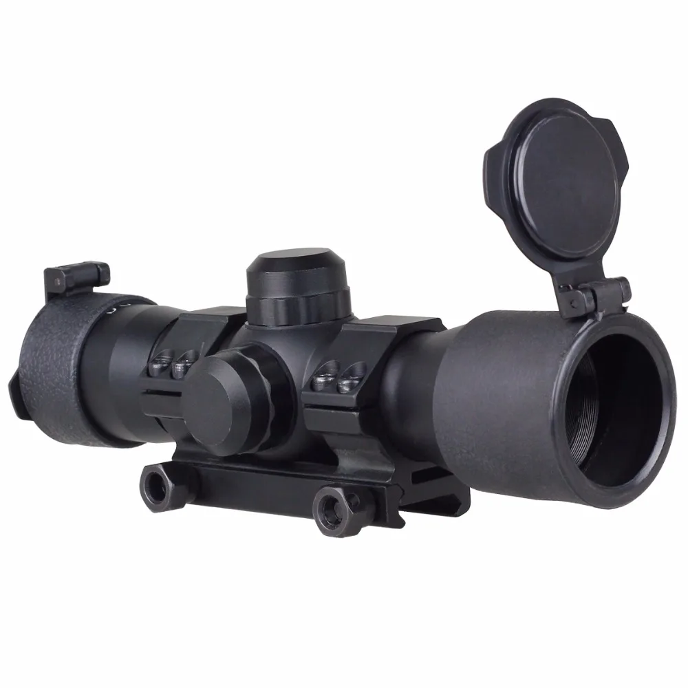 VERY100 NEW Tactical 1x 35mm High Illuminated Red/Green Dot Sight Telescopic Scope Free Shipping! | Спорт и развлечения